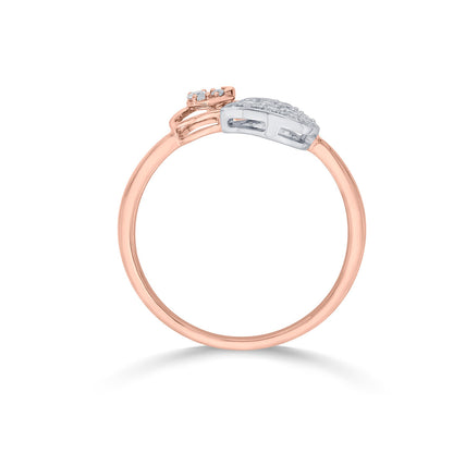 Morning Dew Diamond & Gold Casual Ring for Women