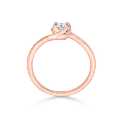 Shine Hold Diamond & Gold Casual Ring for Women