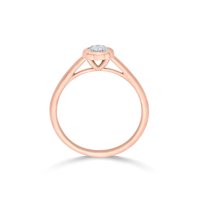 Signature Elegance Diamond & Gold Casual Ring for Women