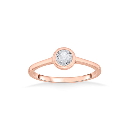 Signature Elegance Diamond & Gold Casual Ring for Women