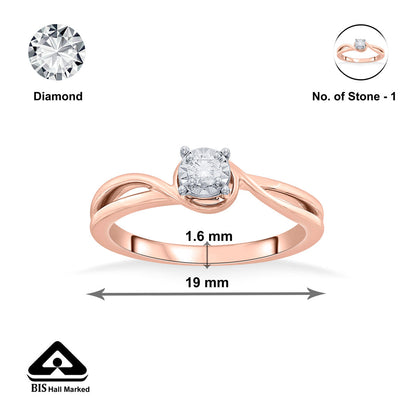 Nova Gem Diamond & Gold Casual Ring for Women