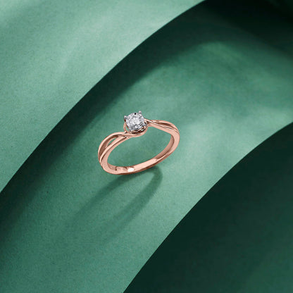 Nova Gem Diamond & Gold Casual Ring for Women