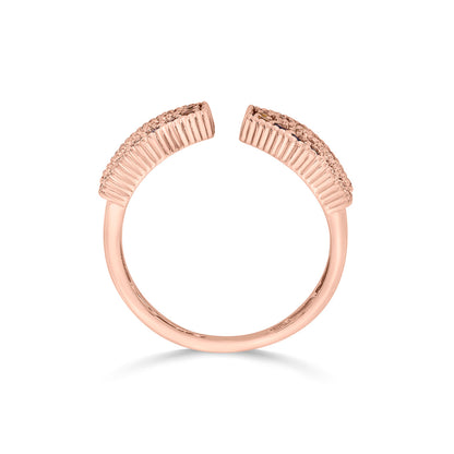 Glow Link Gold Fashion Ring for Women