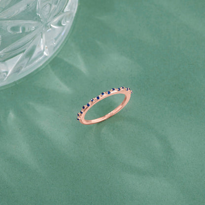 Azure Mist Gold Casual Ring for Women