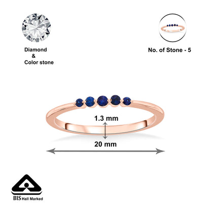 Azure Forever Gold Fashion Ring for Women