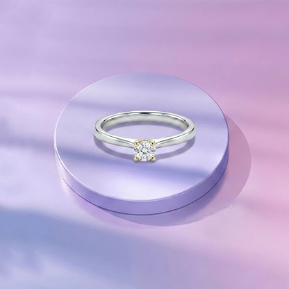 Sovereign Shine Fashion Rose + White Gold & Diamond Ring