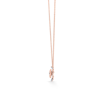 Aura Gleam Diamond & Gold Modern Necklace for Women