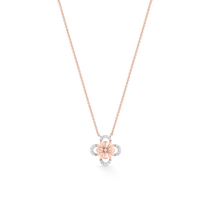 Aura Gleam Diamond & Gold Modern Necklace for Women