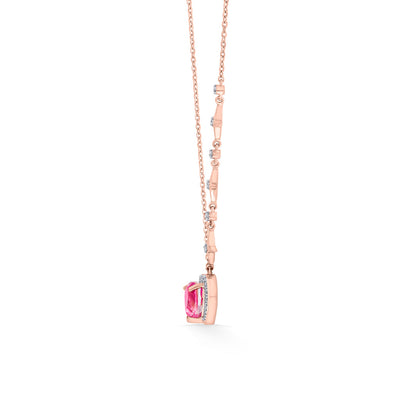Rosé Muse Diamond & Gold Modern Necklace for Women