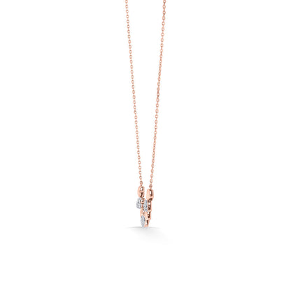 Cupid Link Diamond & Gold Modern Necklace for Women