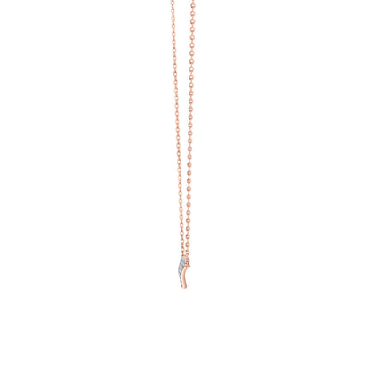 Linear Bar Diamond & Gold Modern Necklace for Women