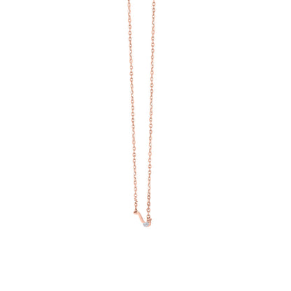 Soft Ray Diamond & Gold Modern Necklace for Women