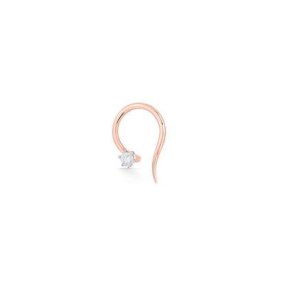 Gem Shine Diamond & Gold Nosepin for Women
