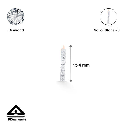 Gleam Bar Diamond & Gold Nose Ring for Women