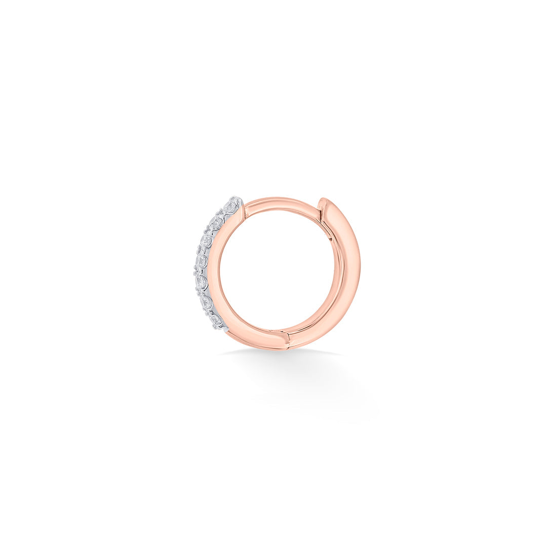 Shine Bar Diamond & Gold Nose Ring for Women