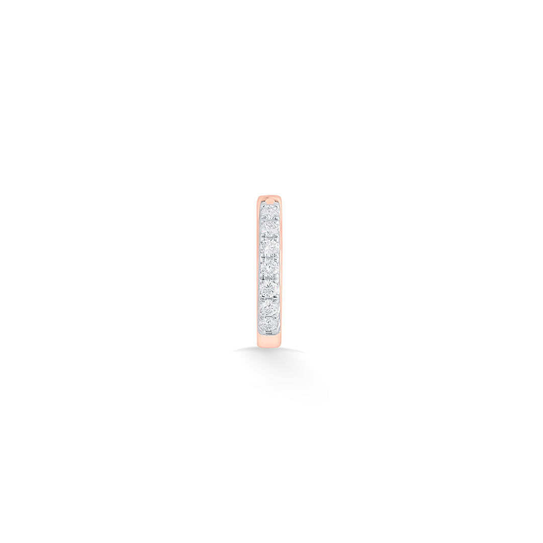 Shine Bar Diamond & Gold Nose Ring for Women