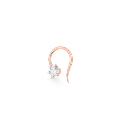 Paris Chic Diamond & Gold Nosepin for Women
