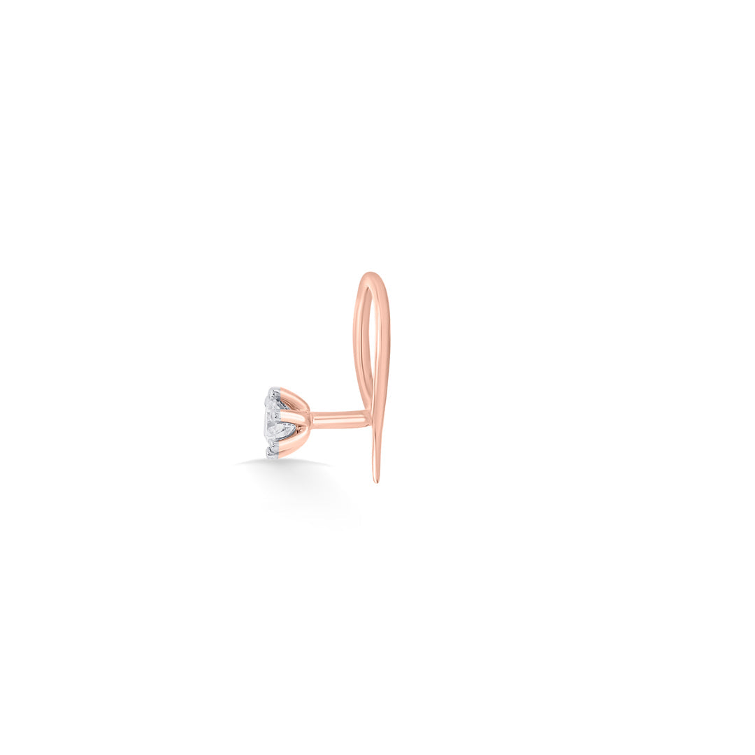 Paris Chic Diamond & Gold Nosepin for Women