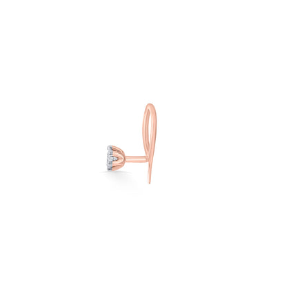 Prism Spark Diamond & Gold Nosepin for Women