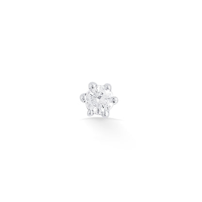 Aura Gleam Diamond & Gold Nosepin Screw for Women