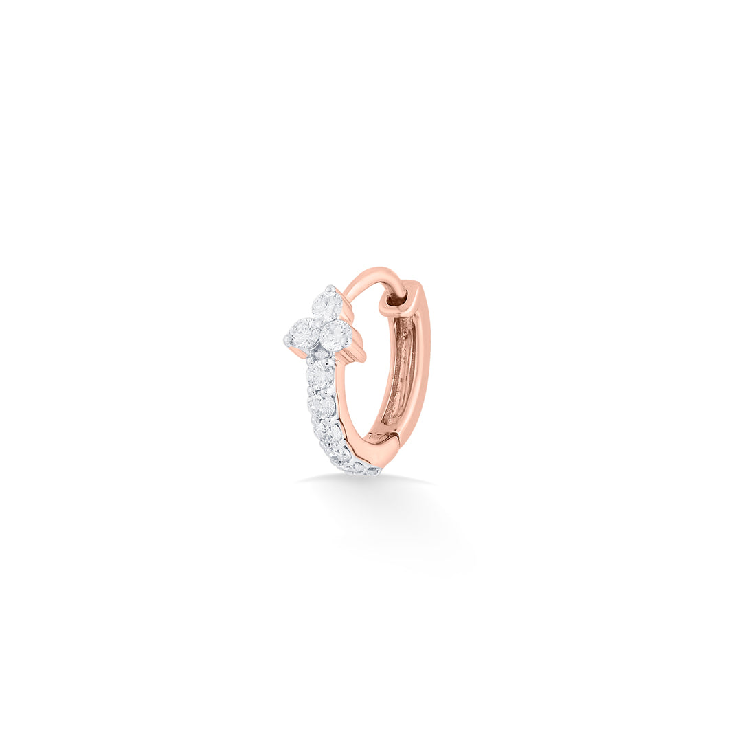 Celeste Shine Diamond & Gold Nose Ring for Women