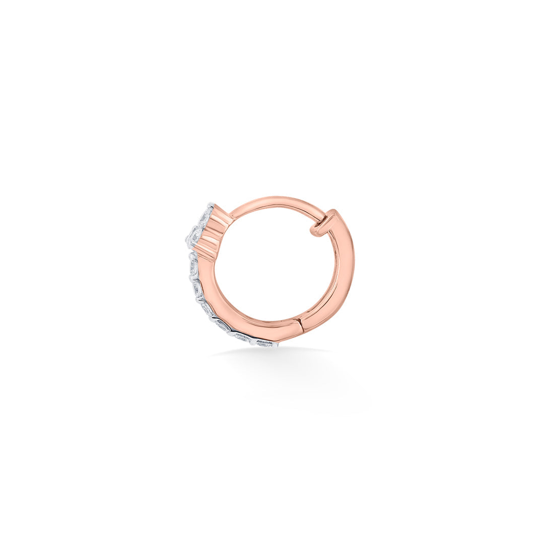 Celeste Shine Diamond & Gold Nose Ring for Women