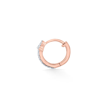 Celeste Shine Diamond & Gold Nose Ring for Women