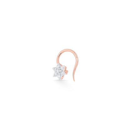 Nova Star Diamond & Gold Nosepin for Women