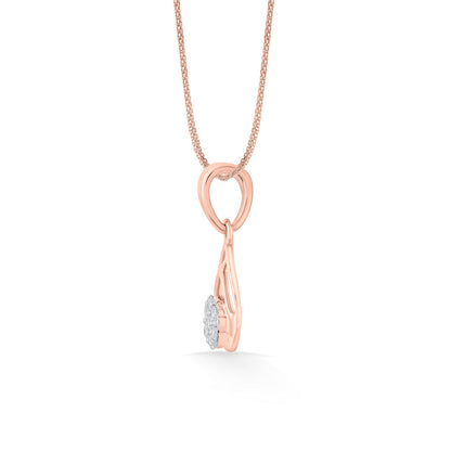 Morning Dew Diamond & Gold Casual Pendant for Women