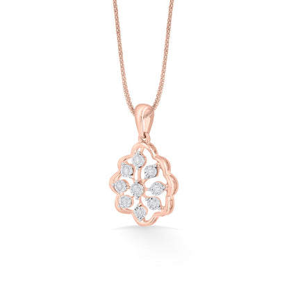 Nine Essence Diamond & Gold Casual Pendant for Women