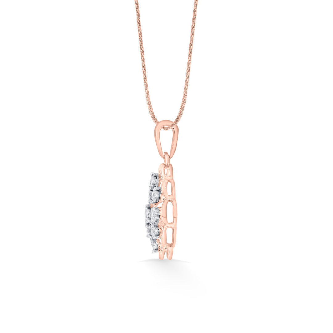 Nine Essence Diamond & Gold Casual Pendant for Women