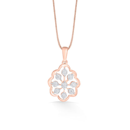 Nine Essence Diamond & Gold Casual Pendant for Women