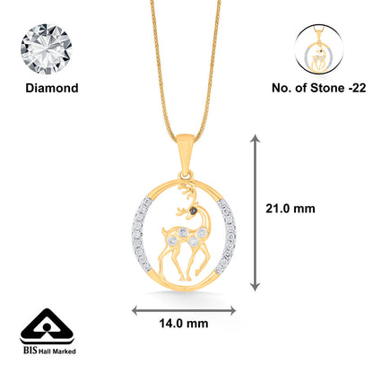 Grace Doe Diamond & Gold Modern Pendant for Women