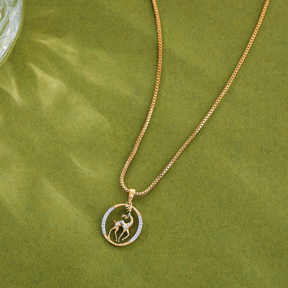 Grace Doe Diamond & Gold Modern Pendant for Women
