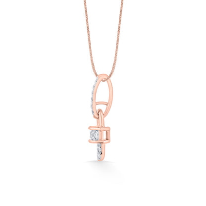 Urban Link Diamond & Gold Classic Pendant for Women