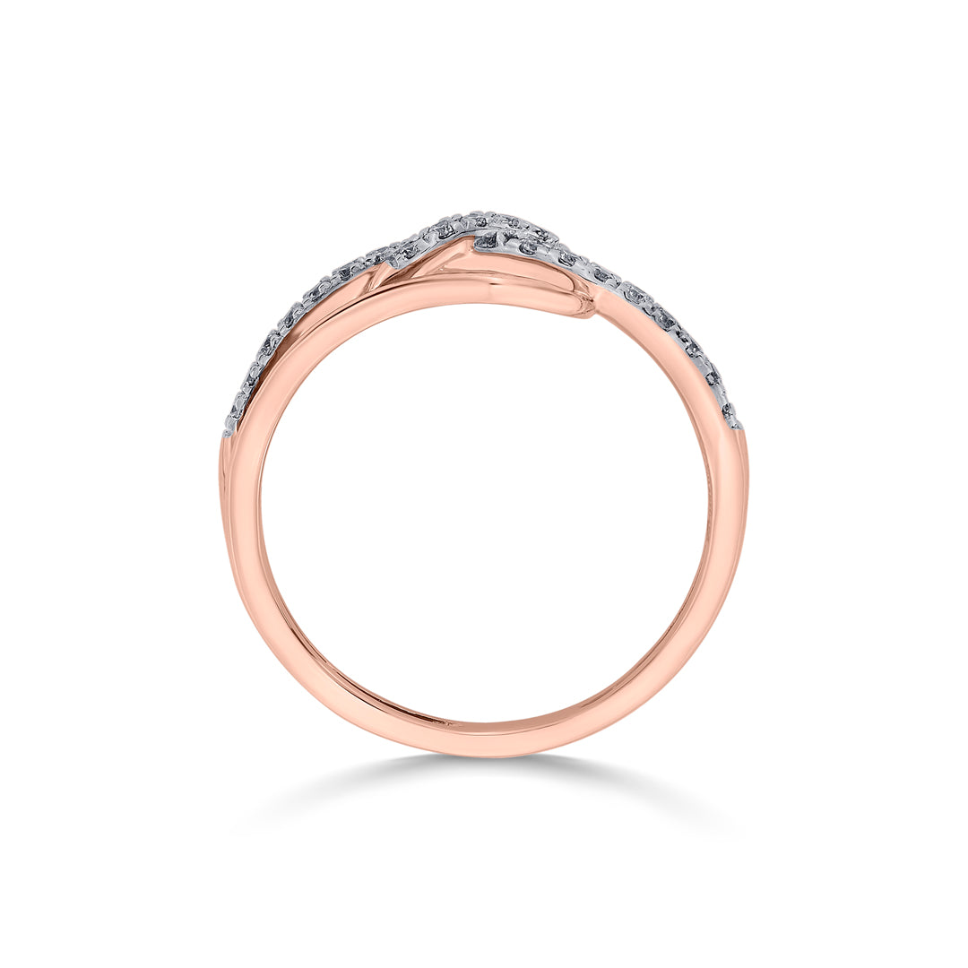 Ruea Swirl Diamond & Gold Fashion Ring for Women