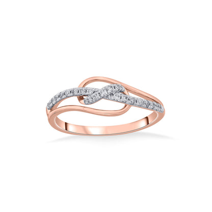 Ruea Swirl Diamond & Gold Fashion Ring for Women