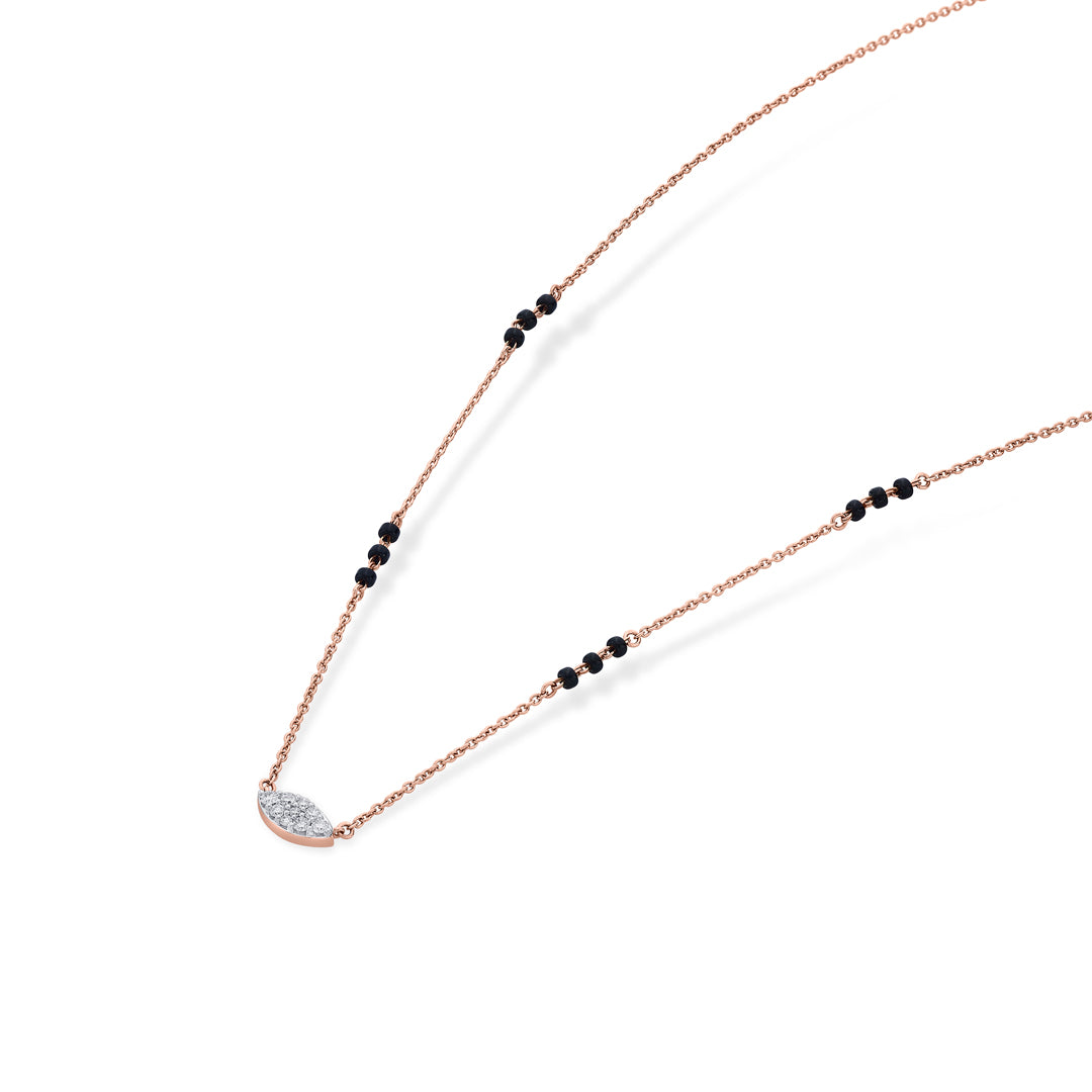 Serene Bond Diamond & Gold Tanmaniya Mangalsutra for Women