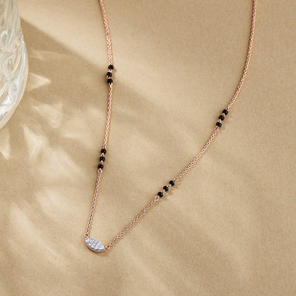 Serene Bond Diamond & Gold Tanmaniya Mangalsutra for Women