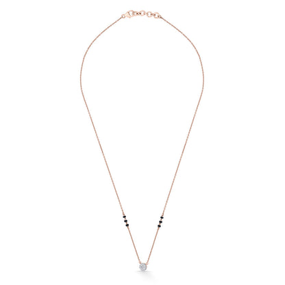 Divine Union Diamond & Gold Tanmaniya Mangalsutra for Women