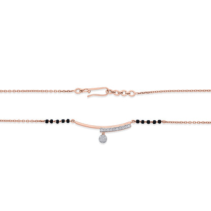 Melody Weave Diamond & Gold Tanmaniya Mangalsutra for Women