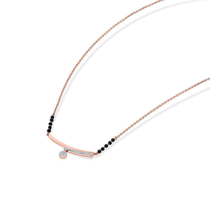Melody Weave Diamond & Gold Tanmaniya Mangalsutra for Women