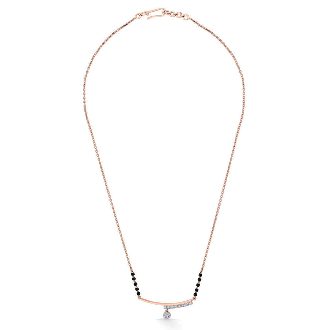 Melody Weave Diamond & Gold Tanmaniya Mangalsutra for Women