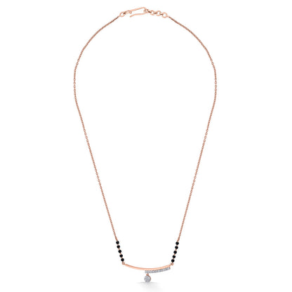 Melody Weave Diamond & Gold Tanmaniya Mangalsutra for Women