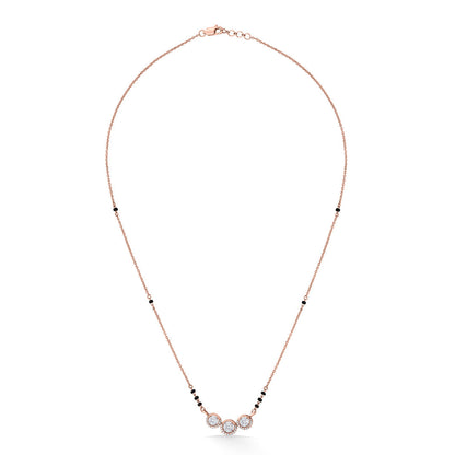 Refined Glow Diamond & Gold Tanmaniya Mangalsutra for Women