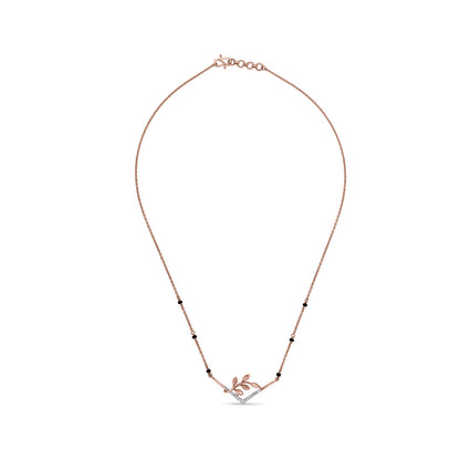 Contemporary Bond Diamond & Gold Tanmaniya Mangalsutra for Women