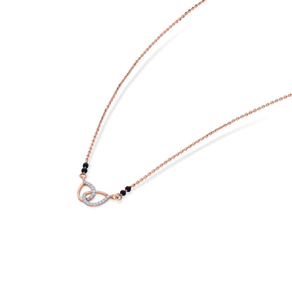 Velvet Knot Diamond & Gold Tanmaniya Mangalsutra for Women