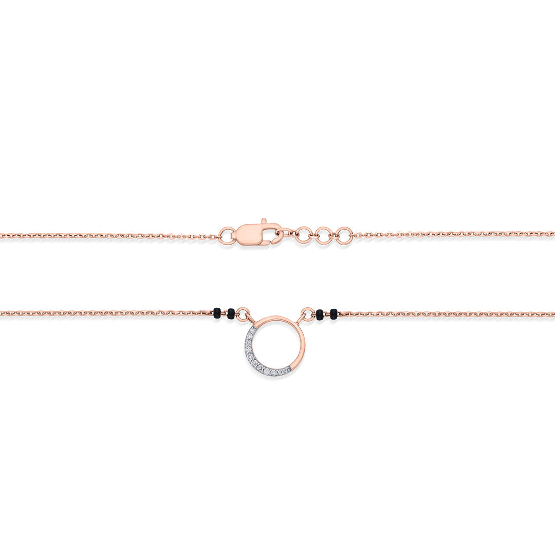 Aurelia Grace Diamond & Gold Tanmaniya Mangalsutra for Women