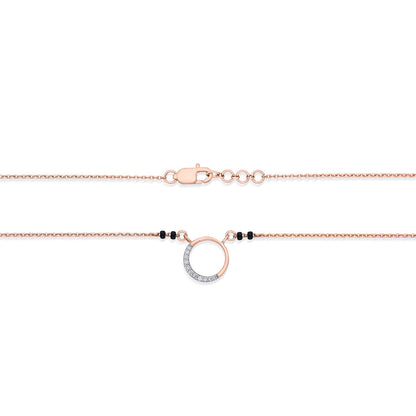 Aurelia Grace Diamond & Gold Tanmaniya Mangalsutra for Women