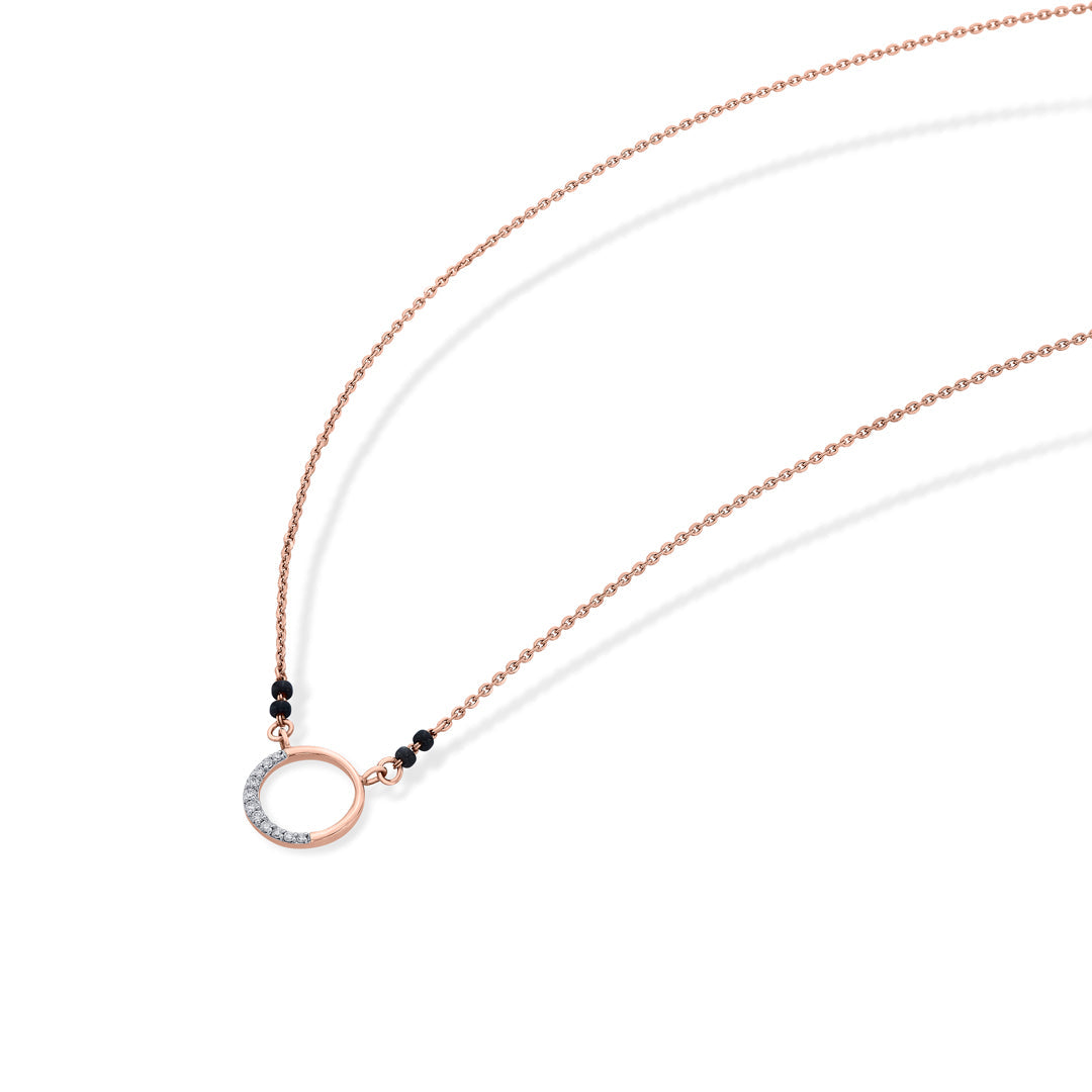 Aurelia Grace Diamond & Gold Tanmaniya Mangalsutra for Women